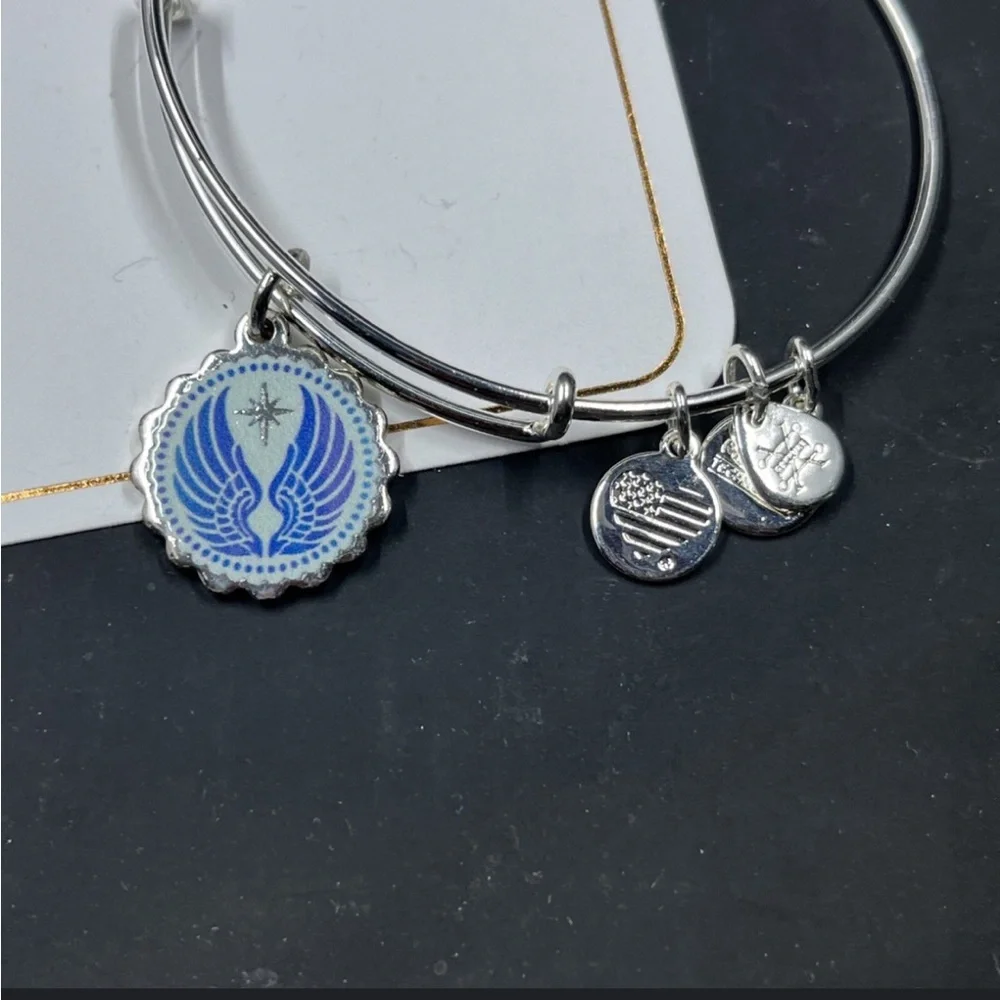 Alex and Ani Silver Charm Bracelet